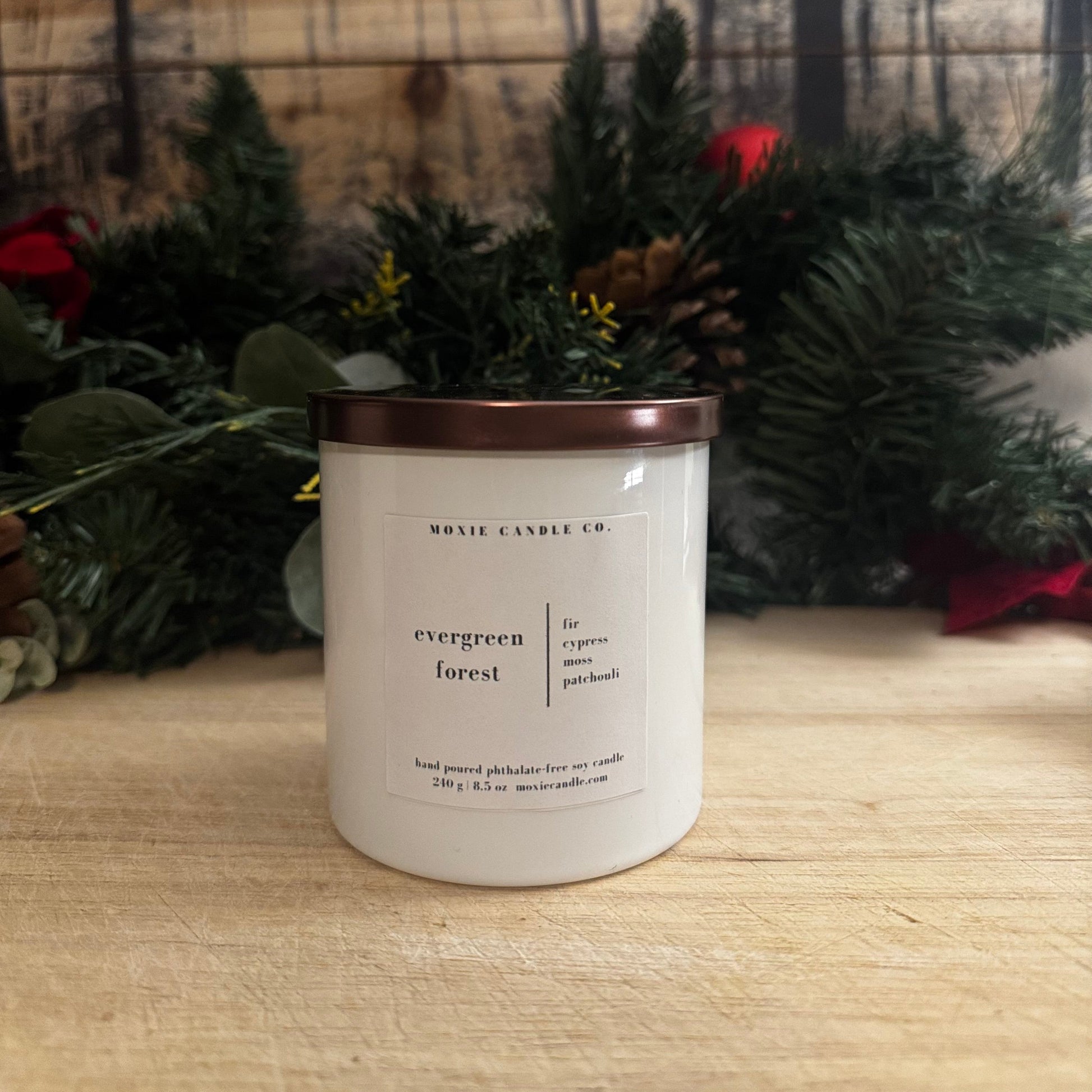 evergreen forest candle