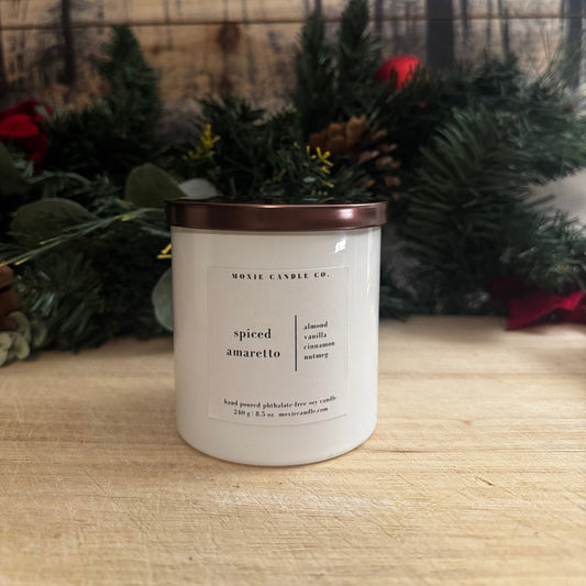 spiced amaretto candle